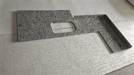 Finished Countertop Cutout