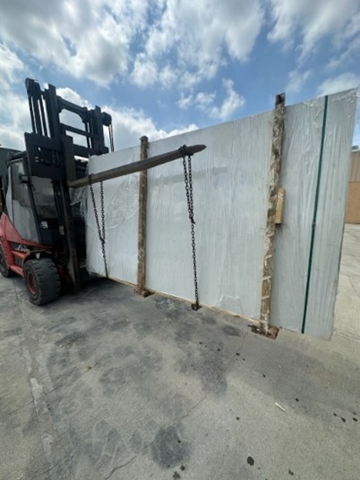 Stone containers port arrival customs clearance USA import granite quartz delivery