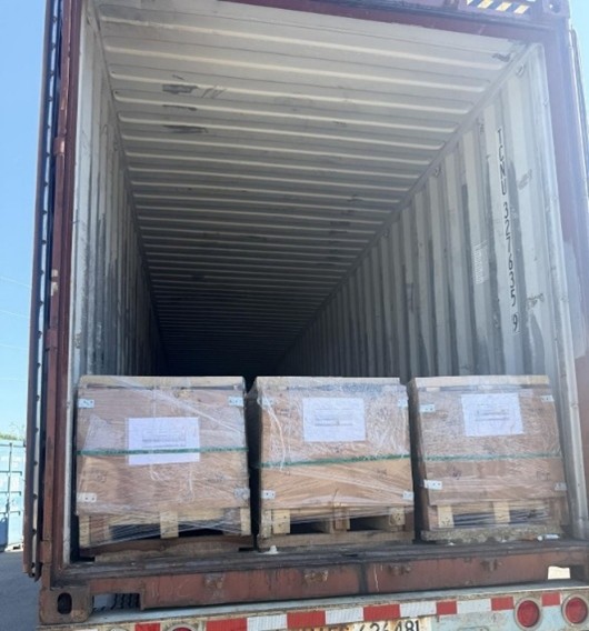 Truck delivery granite countertops final destination USA inland transportation service