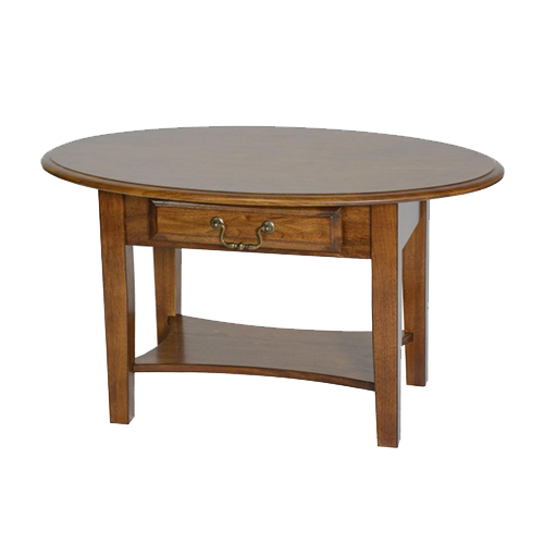 Oceanic6 Solutionz Walnut Hardwood Coffee Table With Drawer